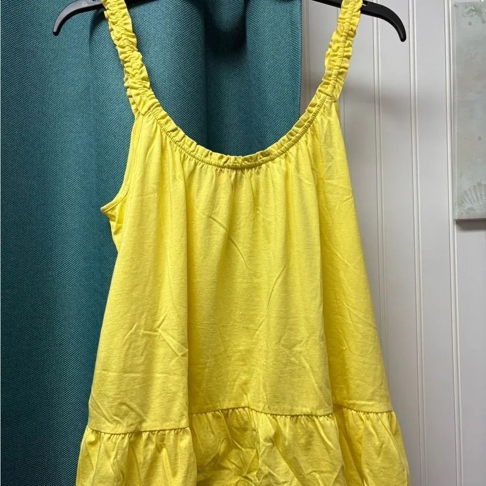 NWT Lilly Pulitzer Yellow Dressy Tank Top Size Medium